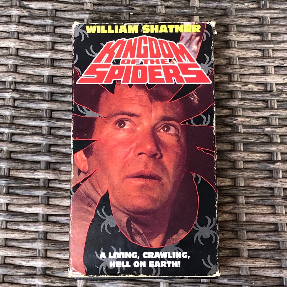VHS Kingdom of the Spiders (1992) William Shatner Vtg 90s Star Trek
